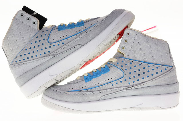 ナイキ NIKE × UNION AIR JORDAN 2 RETRO GREY FOG 25.5cm DN3802-001  