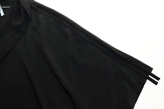 ヨウジヤマモト YOHJI YAMAMOTO B 19SS LONG SHIRT BLACK SIZE 2