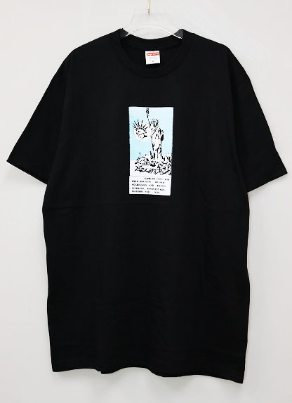 シュプリーム SUPREME 24AW LIBERTY TEE BLACK Mサイズ 半袖 Tシャツ 