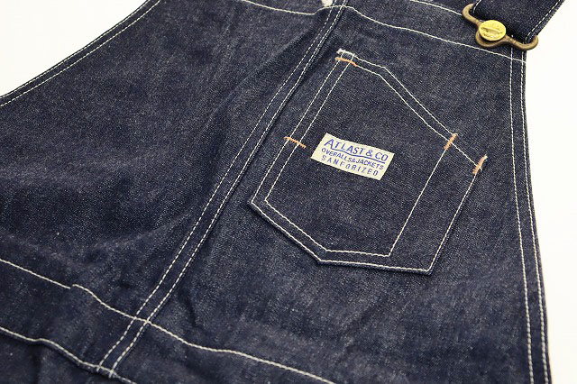 ATLAST&CO DENIME オーバーオール SIZE32 LOT663 アットラスト デニム