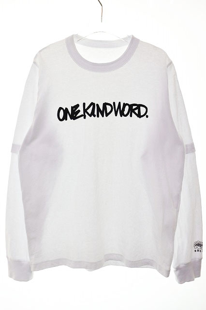 サカイ sacai × ERIC HAZE ONEKINDWORD 23SS L/S T-Shirt WHITE SIZE 2 