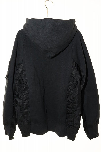 サカイ sacai × NIKE 20AW NRG HOODY BLACK S CW2419-010 コラボ  