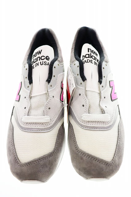 New Balance ☆ made in USA M997LBK グレー×ピンク New Balance 997 M997LBK Made in USA Gray Pink Suede Men's