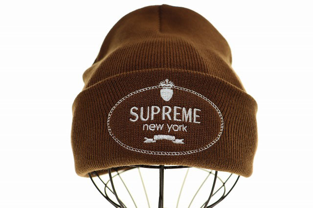 supreme ビーニー ブラウン Supreme ゴンズ ビーニー ブラウン 25SS