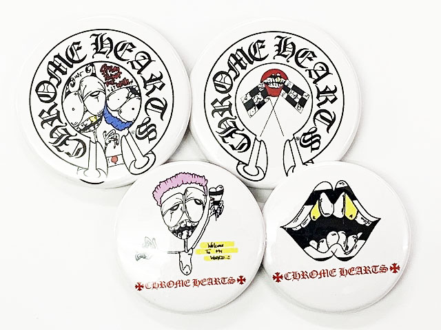 クロムハーツ CHROME HEARTS 青山限定 Matty boy 缶バッジ セット 