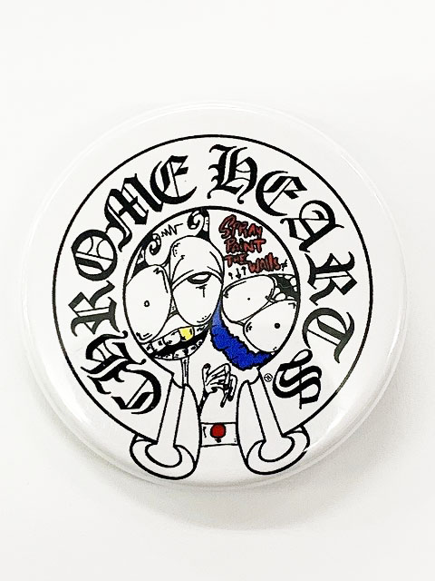 希少　CHROME HEARTS x MATTY BOY 缶バッジ 4個セット クロムハーツ CHROME HEARTS 青山限定 Matty boy 缶バッジ