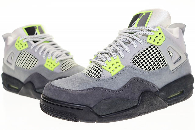 ナイキ NIKE AIR JORDAN 4 RETRO SE NEON 26cm CT5342-007 AJ4 エア
