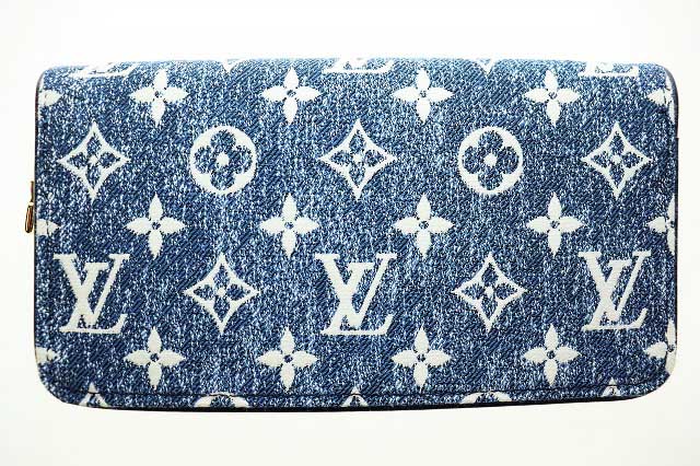 【Louis Vuitton】M81226 モノグラムキャンバス マリーヌ 長財布 ルイヴィトン LOUIS VUITTON MONOGRAM JACQUARD DENIM M81226