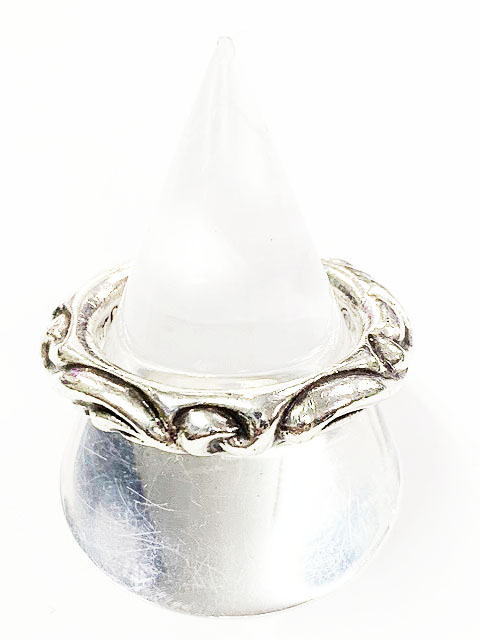 CHROME HEARTS スクロールバンドリング 19号 シルバー925 楽天市場