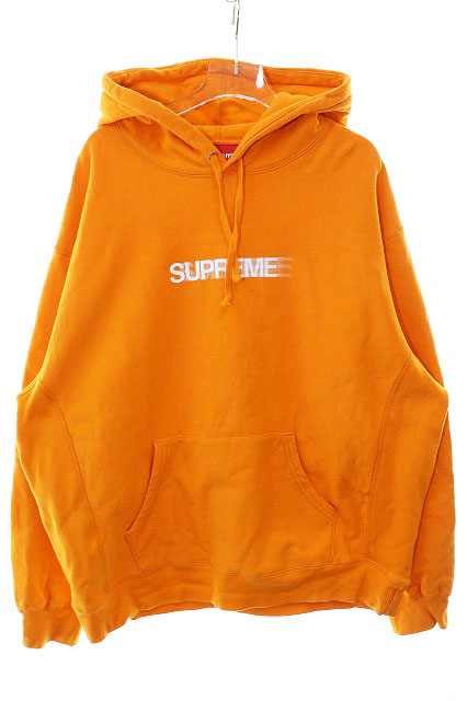 シュプリーム SUPREME 23SS MOTION LOGO HOODED SWEATSHIRT ORANGE L 