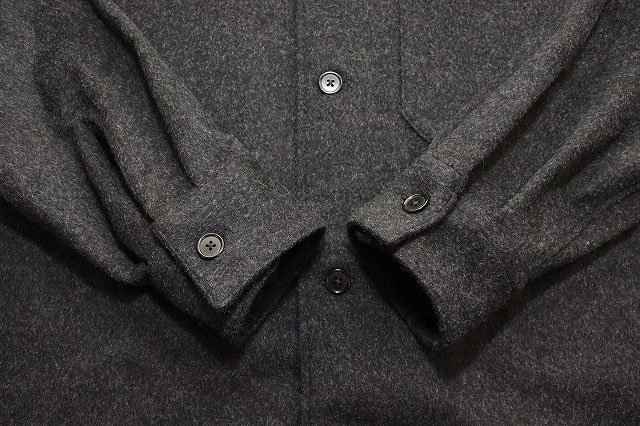 ジョンスメドレー JOHN SMEDLEY ウール シャツ ジャケット Mサイズ 