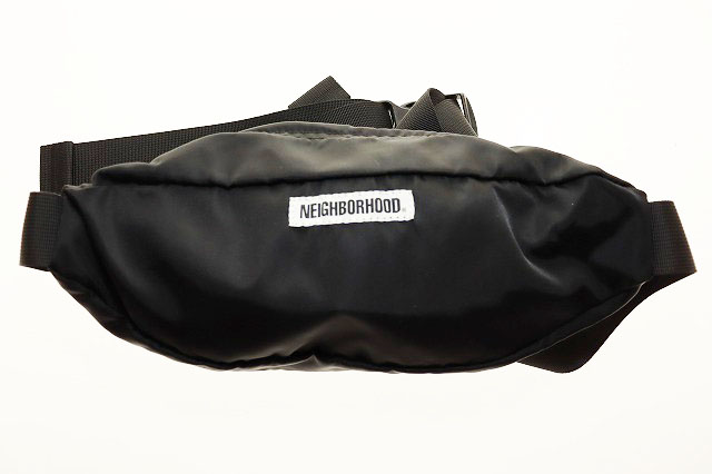 ネイバーフッド NEIGHBORHOOD 19SS N-WAIST BAG BLACK 191MYNH-CG02 