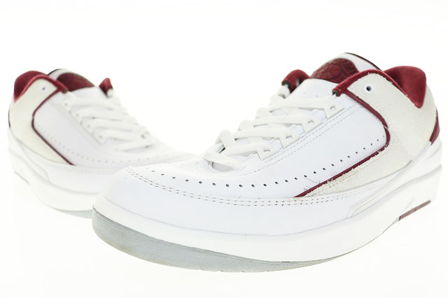 ナイキ NIKE AIR JORDAN 2 RETRO LOW CHERRY WOOD RED 28cm DV9956-103 