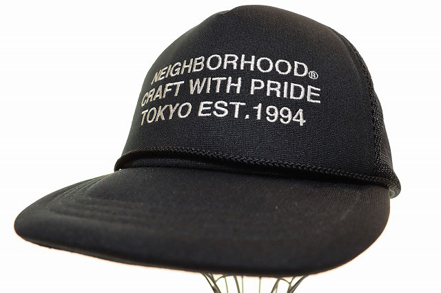 ネイバーフッド NEIGHBORHOOD 20SS TRACKER-E/E-CAP BLACK SIZE FREE