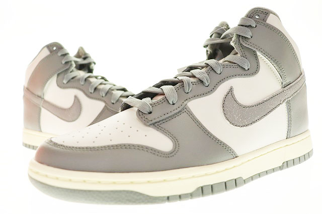 ナイキ NIKE DUNK HIGH RETRO SE VINTAGE LIGHT BONE AND TUMBLED GRAY 