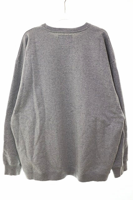 トップス WTAPS DESIGN 01/SWEATER/COTTON.COLLEGE ダブルタップス WTAPS DESIGN 01 SWEATER COTTON COLLEGE GREY SIZE 4