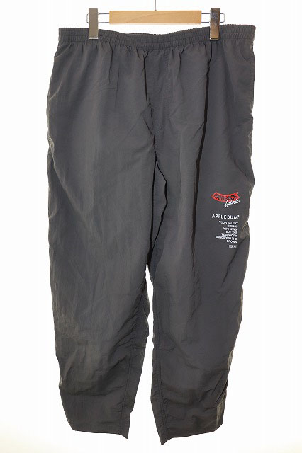 【中古】アップルバム APPLEBUM アップルバム APPLEBUM × CRSB RAIDBACK FABRIC NYLON PANTS BLACK XL ●■251110 アップルバム APPLEBUM × CRSB RAIDBACK FABRIC NYLON PANTS GREY XL
