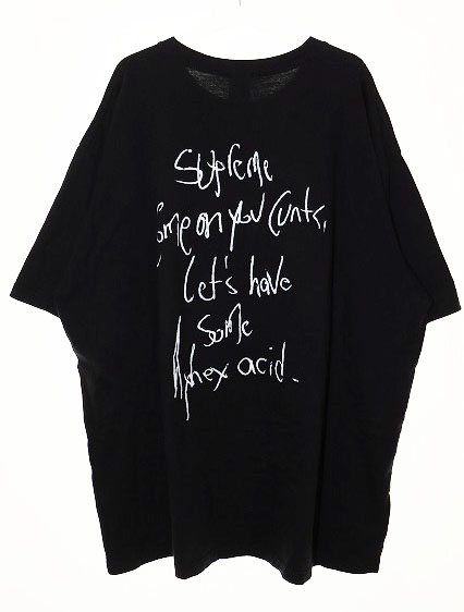 シュプリーム SUPREME 25SS APHEX TWIN WINDOWLICKER TEE BLACK