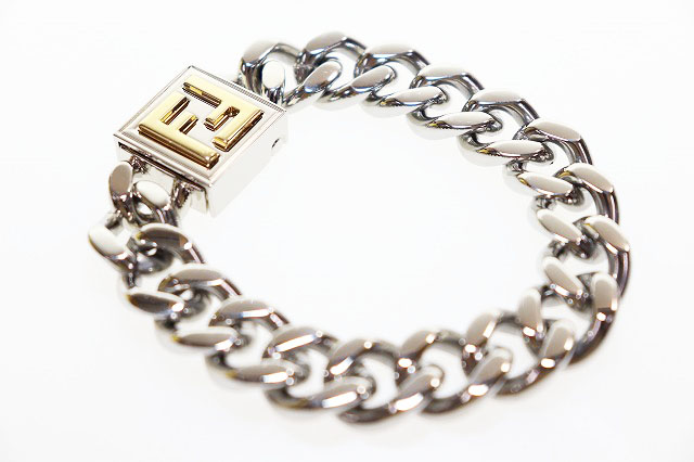 フェンディ FENDI BRACELET CHAIN XXS 7AJ294 FFロゴ ズッカ チェーン