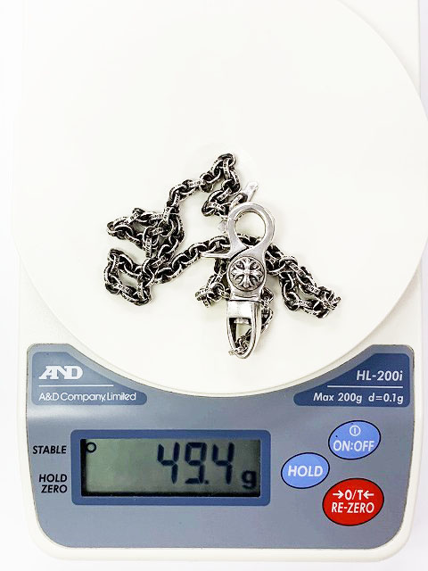 CHROME HEARTS Tbar ペーパーウォレットチェーン CHROME HEARTS クロムハーツ CHN PAPER TBAR 16INCH ペーパーチェーン