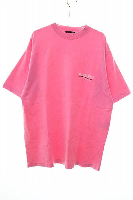 バレンシアガ BALENCIAGA POLITICAL CAMPAIGN PINK XXS 641675 TJVF7