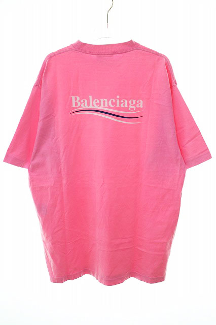 バレンシアガ BALENCIAGA POLITICAL CAMPAIGN PINK XXS 641675 TJVF7