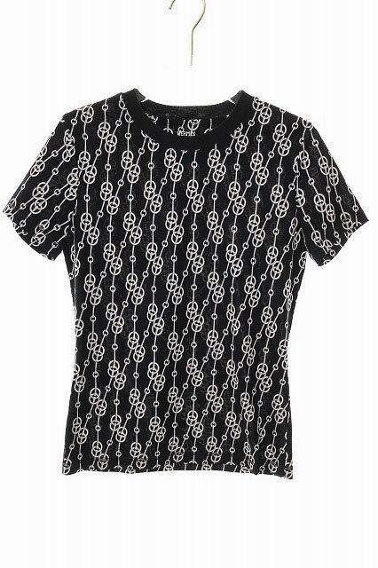 エルメス HERMES 22SS 総柄 カットソー サイズ34 2E4600DG Tシャツ 