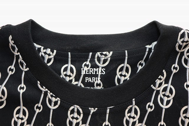 エルメス HERMES 22SS 総柄 カットソー サイズ34 2E4600DG Tシャツ