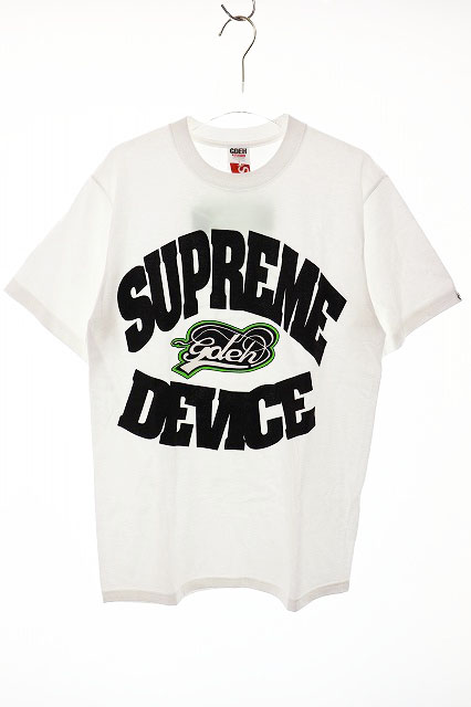 シュプリーム SUPREME × GOODENOUGH GDEH DEVICE TEE WHITE S 