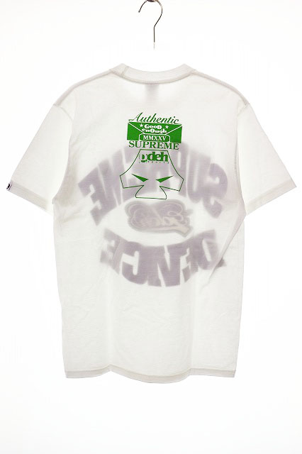 シュプリーム SUPREME × GOODENOUGH GDEH DEVICE TEE WHITE S