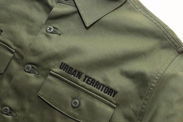 ダブルタップス WTAPS BUDS LS SHIRT COTTON TWILL OLIVE DRAB SIZE 1 