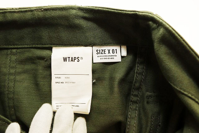 ダブルタップス WTAPS WMILL-TROUSER02 TROUSERS COTTON SATIN