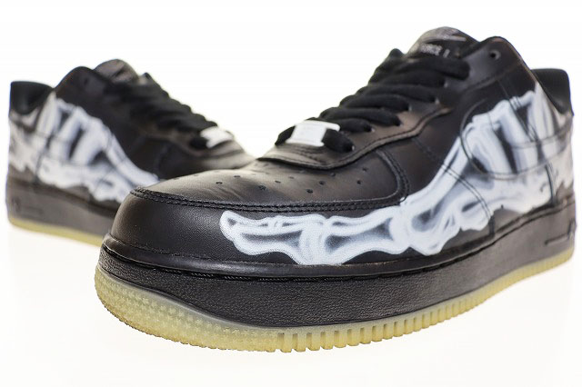 ナイキ エア フォース 1 ロー ブラック スケルトン ハロウィン Nike】Air Force 1 Low '07 “Skeleton Black”が国内10月25日に発売予定