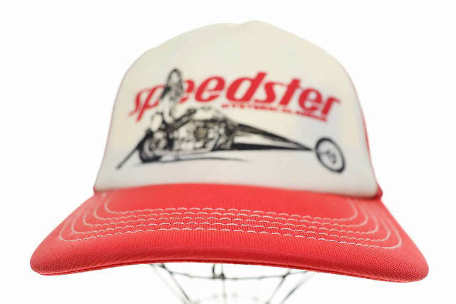 ヒステリックグラマー HYSTERIC GLAMOUR SPEEDSTER MESH CAP RED
