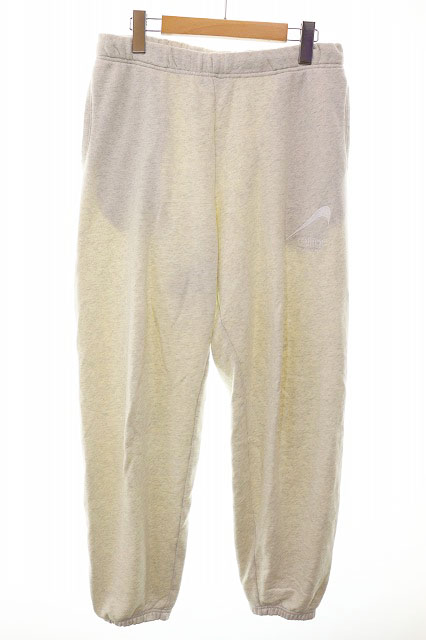 エタヴァープ Reverse Etavirp SWEAT PANTS L OATMEAL × WHITE