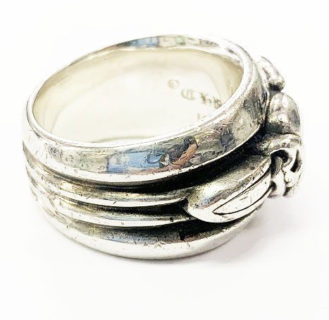 クロムハーツHeart dagger ハートダガーリング✨ クロムハーツ ダガー ハート リング / CHROME HEARTS Dagger Heart Ring