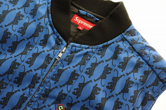 【中古】シュプリーム SUPREME 18AW GONZ SHOP VEST PANTHER M ゴンズ ショップ ベスト フルジップ 総柄 ☆AA★250803 シュプリーム SUPREME 18AW GONZ SHOP VEST PANTHER M ゴンズ ショップ