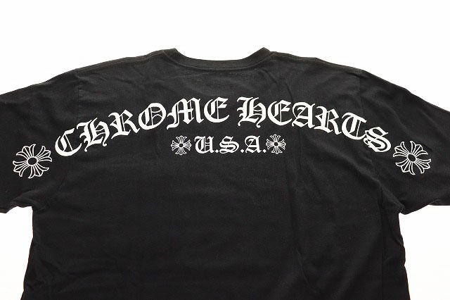 クロムハーツ CHROME HEARTS クロムハーツ CH ARCH USA BACK PRINT S/S 
