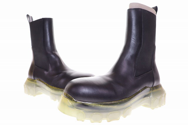 リックオウエンス Rick Owens BEATLE BOZO TRACTOR BLACK SIZE