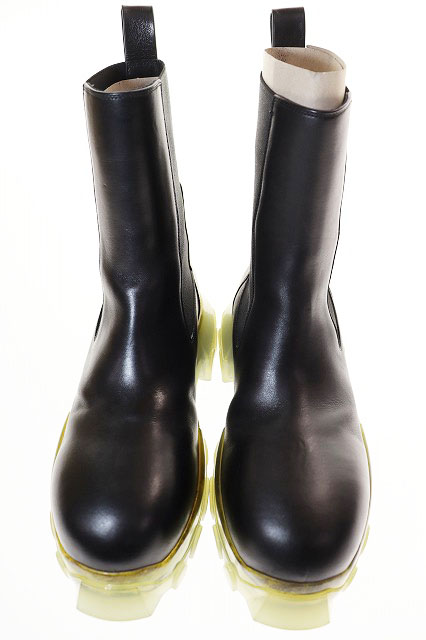 リックオウエンス　rick owens トラクターダンクブーツ　黒　ブラック リックオウエンス rick owens トラクターダンクブーツ 黒