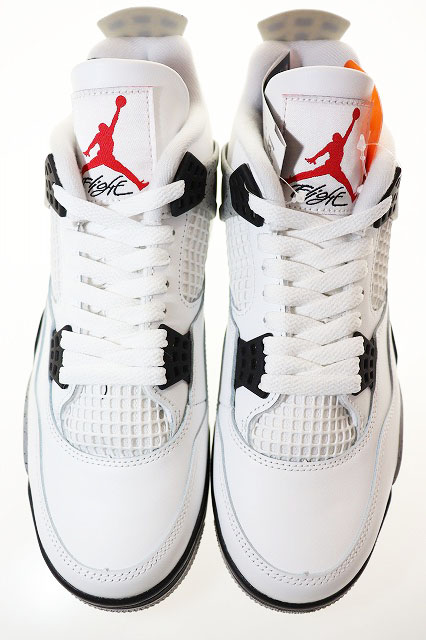 ナイキ NIKE AIR JORDAN 4 RETRO WHITE CEMENT 27cm FV5029-100 AJ4 