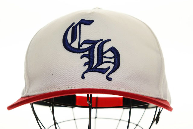 クロムハーツ CHROME HEARTS CH BASEBALL CAP WHITE RED ベースボール
