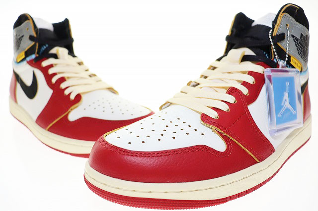 ナイキ NIKE × UNION AIR JORDAN 1 RETRO HIGH OG VARSITY RED BLACK 