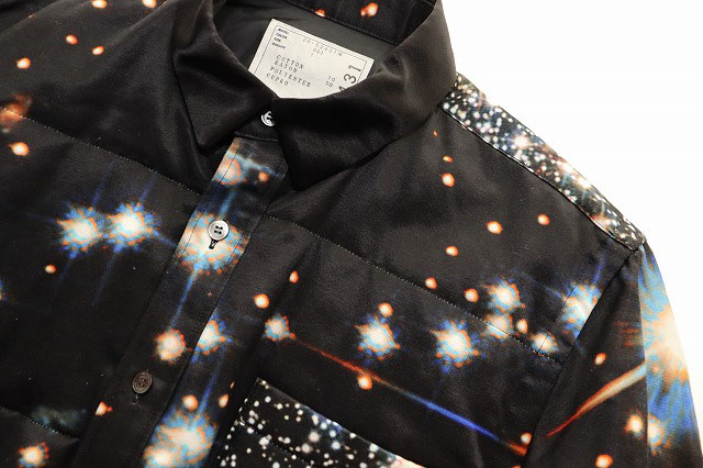 sacai spacey 20-02431M NASA STARプリントブルゾン
