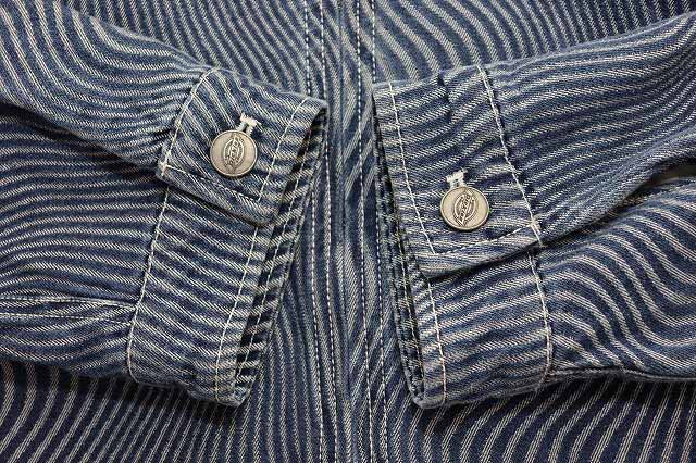 【中古】ディッキーズ Dickies HICKORY JACKET BLUE XL DK011508F51 ヒッコリー デニム フル ジップ ジャケット ディッキーズ Dickies HICKORY JACKET BLUE XL DK011508F51 ヒッコリー