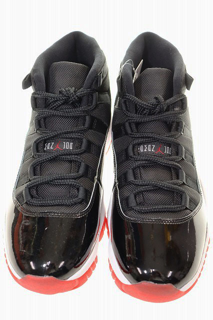 新品 エア ジョーダン 11 BRED 26.5cm AIR JORDAN ブレッド BLACK/RED ブラック レッド 黒 赤 レトロ RETRO US8.5 378037-061 NIKE ナイキ Air Jordan11 Retro 45 26.5cm 新品未使用 ナイキ エアジョーダン11