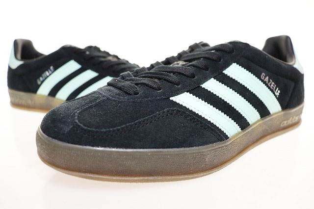 アディダス adidas GAZELLE INDOOR BLACK CLEAR MINT 27cm JR7112 