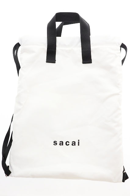 サカイ sacai 22SS リバーシブル ナップサック トートバッグ 巾着