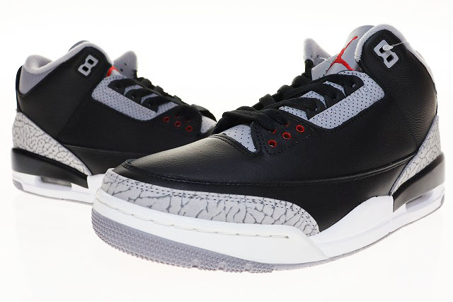 ナイキ NIKE AIR JORDAN 3 RETRO BLACK CEMENT 28cm DN3707-010 AJ3 