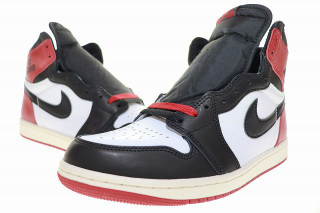 ナイキ NIKE AIR JORDAN 1 RETRO HIGH OG BLACK TOE REIMAGINED 26cm 